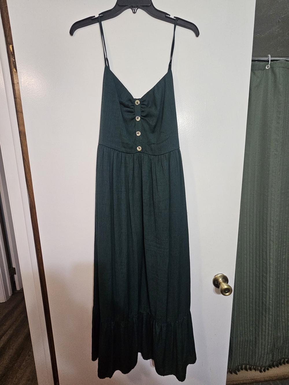 Trixxi Forest Green Maxi Dress
